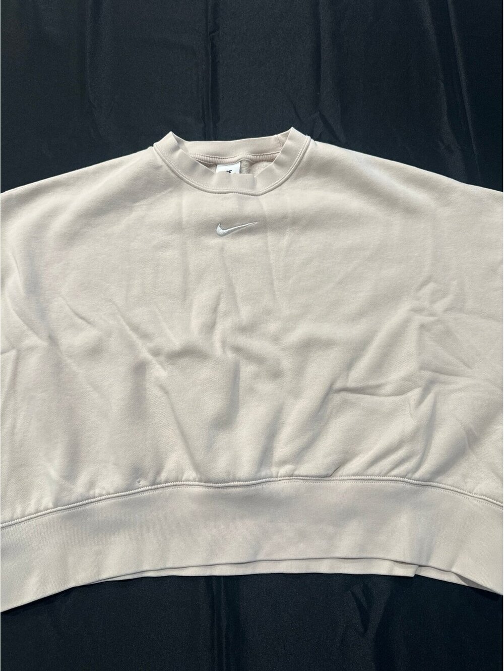 Nike oversized cropped crewneck size small
